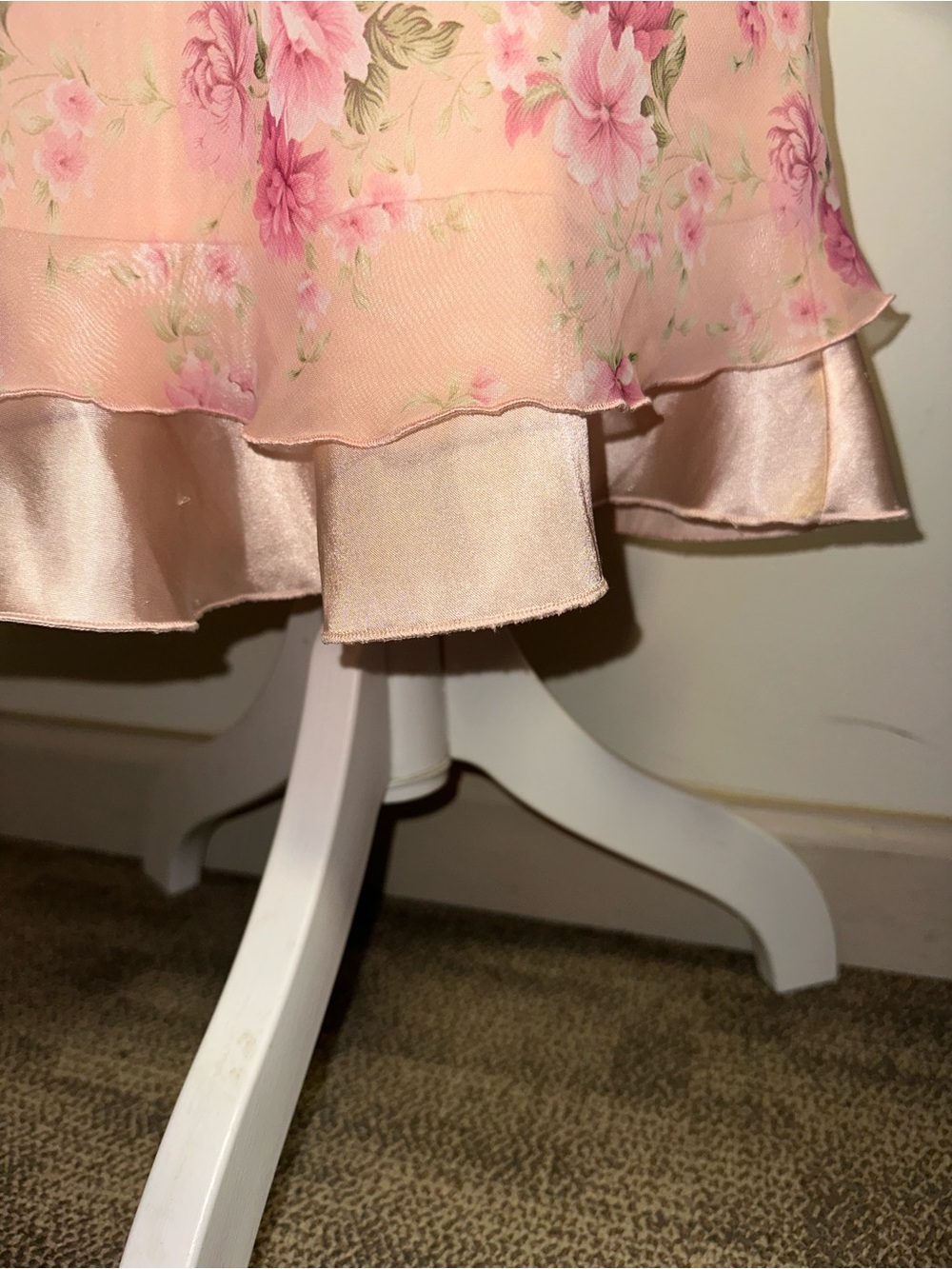 Vtg 90s/Y2K Floral Ruffle Skirt - Picture 7 of 10